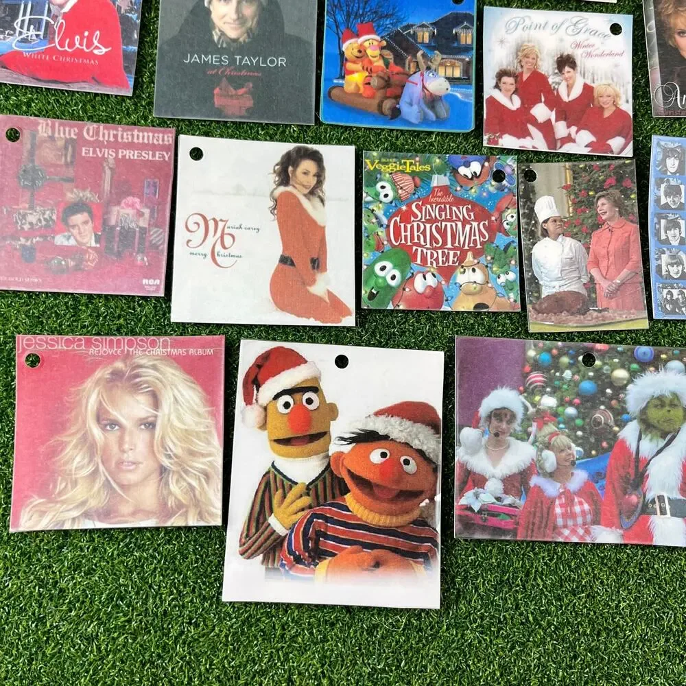 Vintage Lot Christmas Collectible Musical Gift Tags